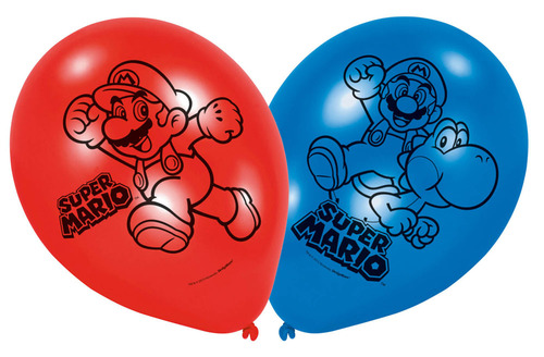 6 ballons Super Mario