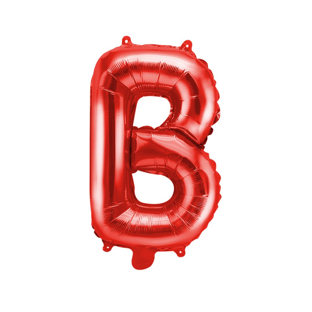 Ballon lettre rouge Lettre A