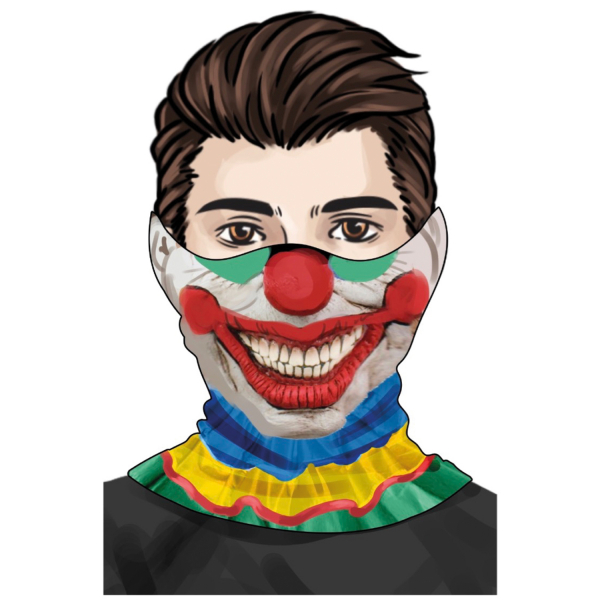 Cache-cou Halloween clown