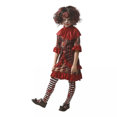 Déguisement Halloween Clownette tueuse 7-9 ans