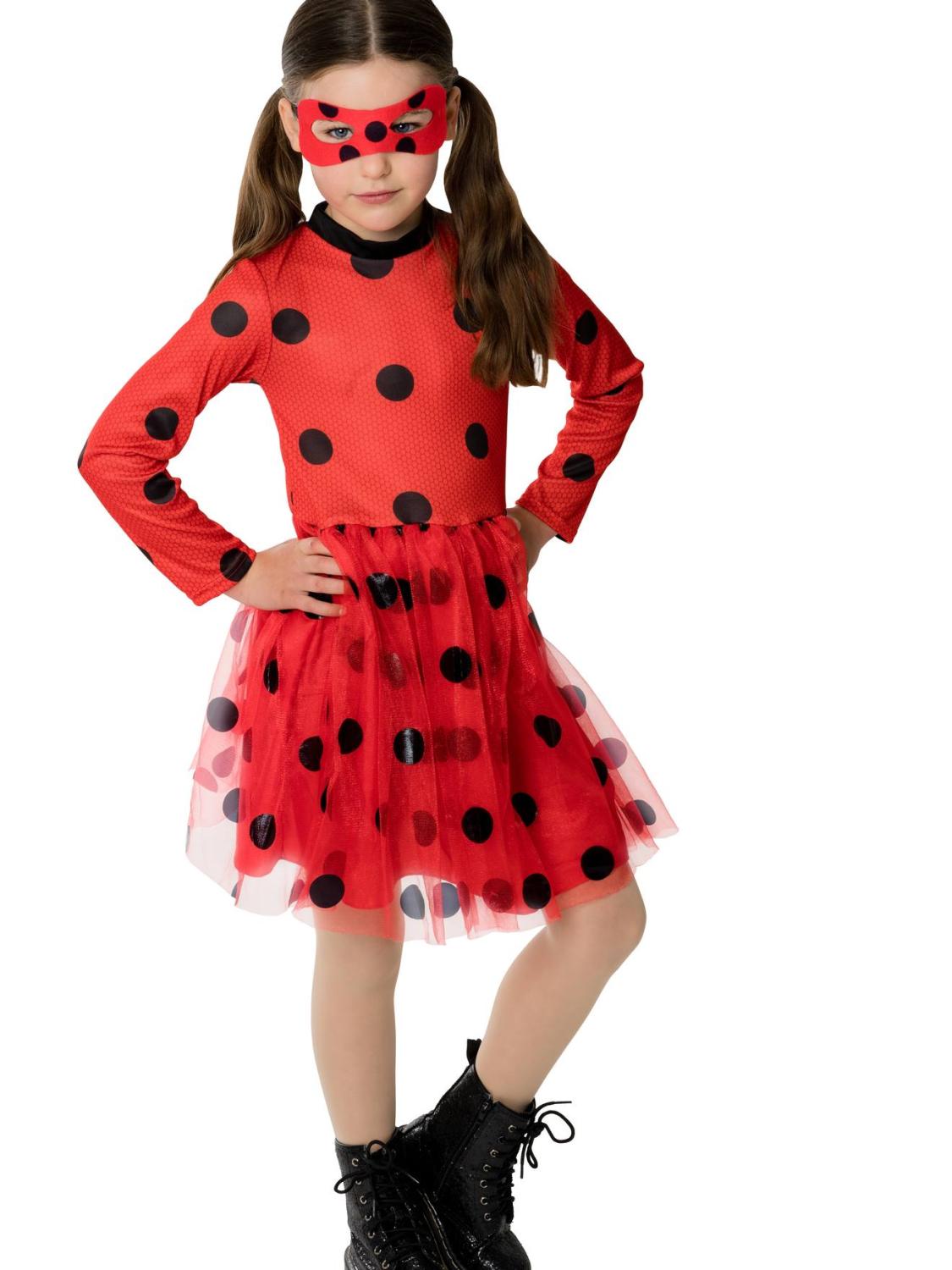 Deguisement Miraculous Ladybug fille fantaisie Halloween noel Cosplay  costume avec Masque et Sac Rouge - Cdiscount Prêt-à-Porter
