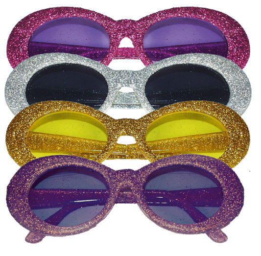 Lunettes disco à paillettes multicolore - la magie du déguisement