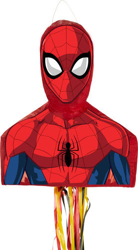 Pinata Spiderman à ficelles 3D