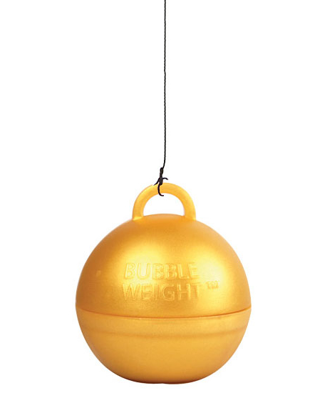Poids pour Ballons hélium rond doré