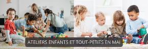 Ateliers pour enfants en mai à Paris