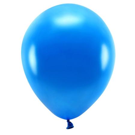 Ballons métallisés bleu foncé