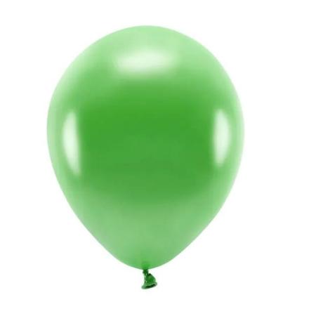 Ballons métallisés herbe verte