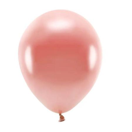 Ballons métallisés or rose