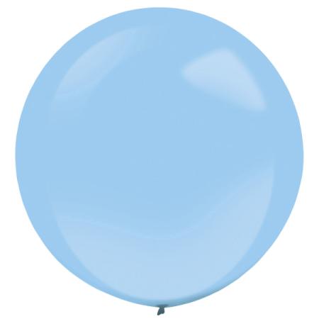 4 ballon bleu pastel