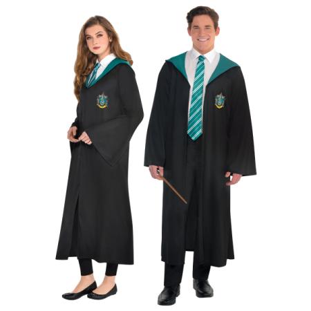 Costume adulte école de sorcier Serpentard thème Harry Potter taille M/L