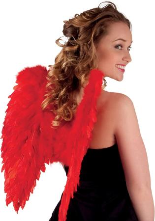 ailes plumes rouges