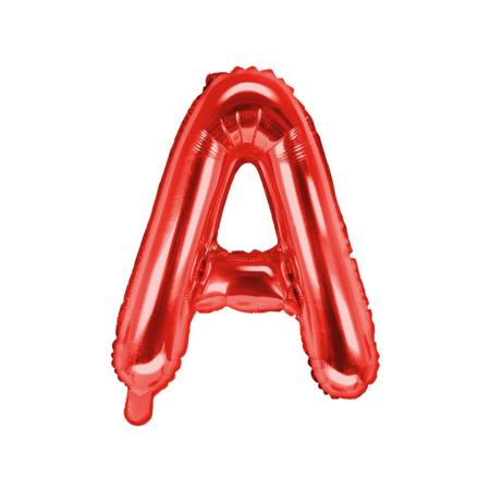 Ballon aluminium Lettre A Rouge