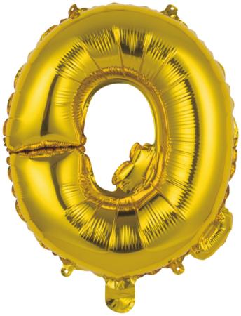 Ballon Lettre Q gold