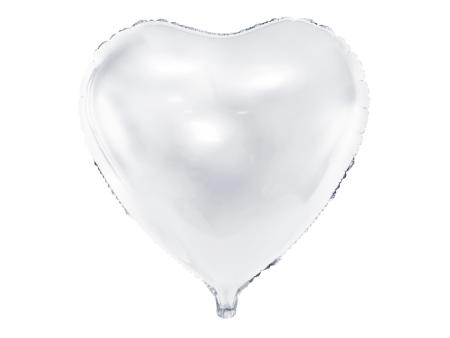 Ballon Hélium Métallisé blanc 45 cm
