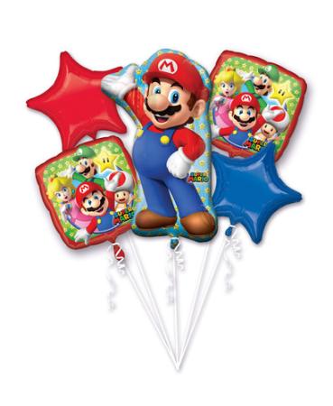 Bouquet de ballons Mario