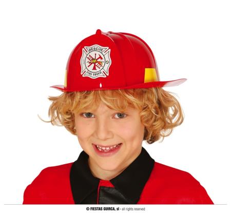 Casque enfant pompier