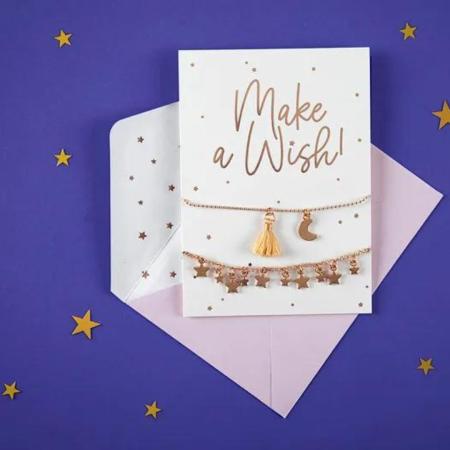 Carte avec cadeau Make a wish