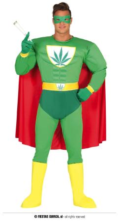 Déguisement super héros vert