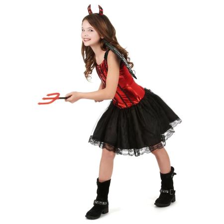 Costume diablesse fille halloween 10-12 ans (164 cm)