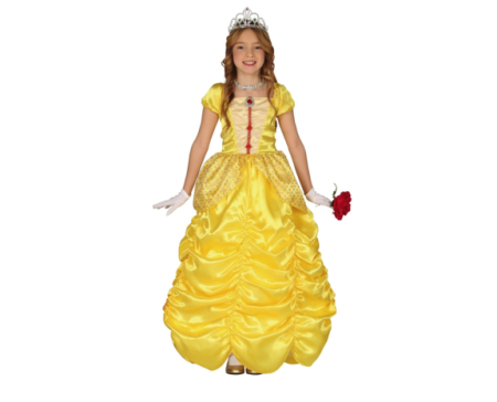 Magnifique robe jaune enfant