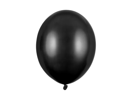 Ballons métallisés noirs strong