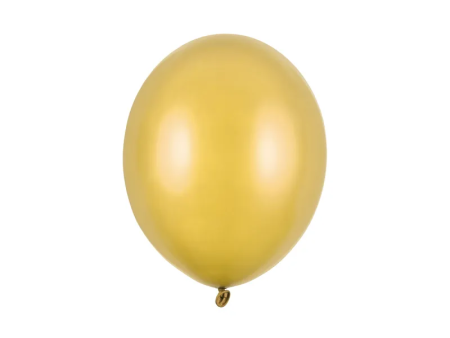 ballons latex dorés