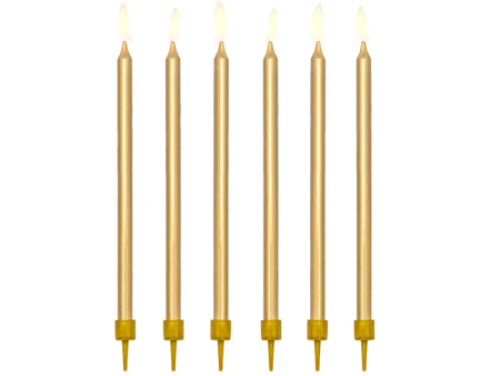 12 bougies dorées