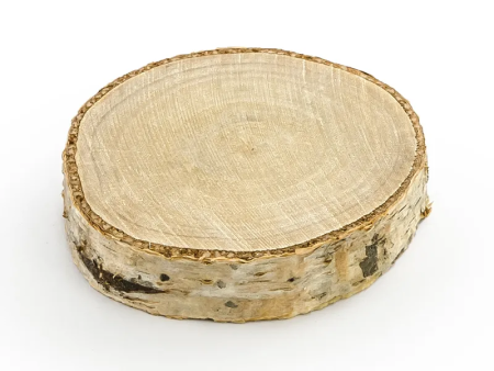 Marque-places en bois diamètre 4,45 x 5 cm