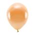 10 ballons métallisés Orange Eco