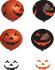 6 Ballons Halloween en latex