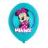 6 Ballons Minnie bleus 27,5 cm