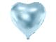 Ballon Mylar Cœur bleu 45 cm