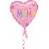 Ballon hélium Coeur Love you Mum