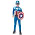 Déguisement Captain America avec bouclier 5-6 ans