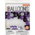 Kit arche de ballons halloween noir, violet et gris