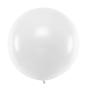 Ballon géant blanc pastel