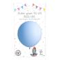 Ballon latex 90 cm couleur bleu ciel