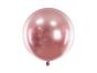 Ballon Glossy rond 60 cm, or rosé