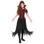 Costume vampire fille rouge L 10-12 ans (130-140 cm)