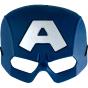 Masque en plastique Captain America enfant