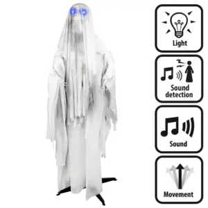 1 Decoration halloween fantome qui gemit 73110