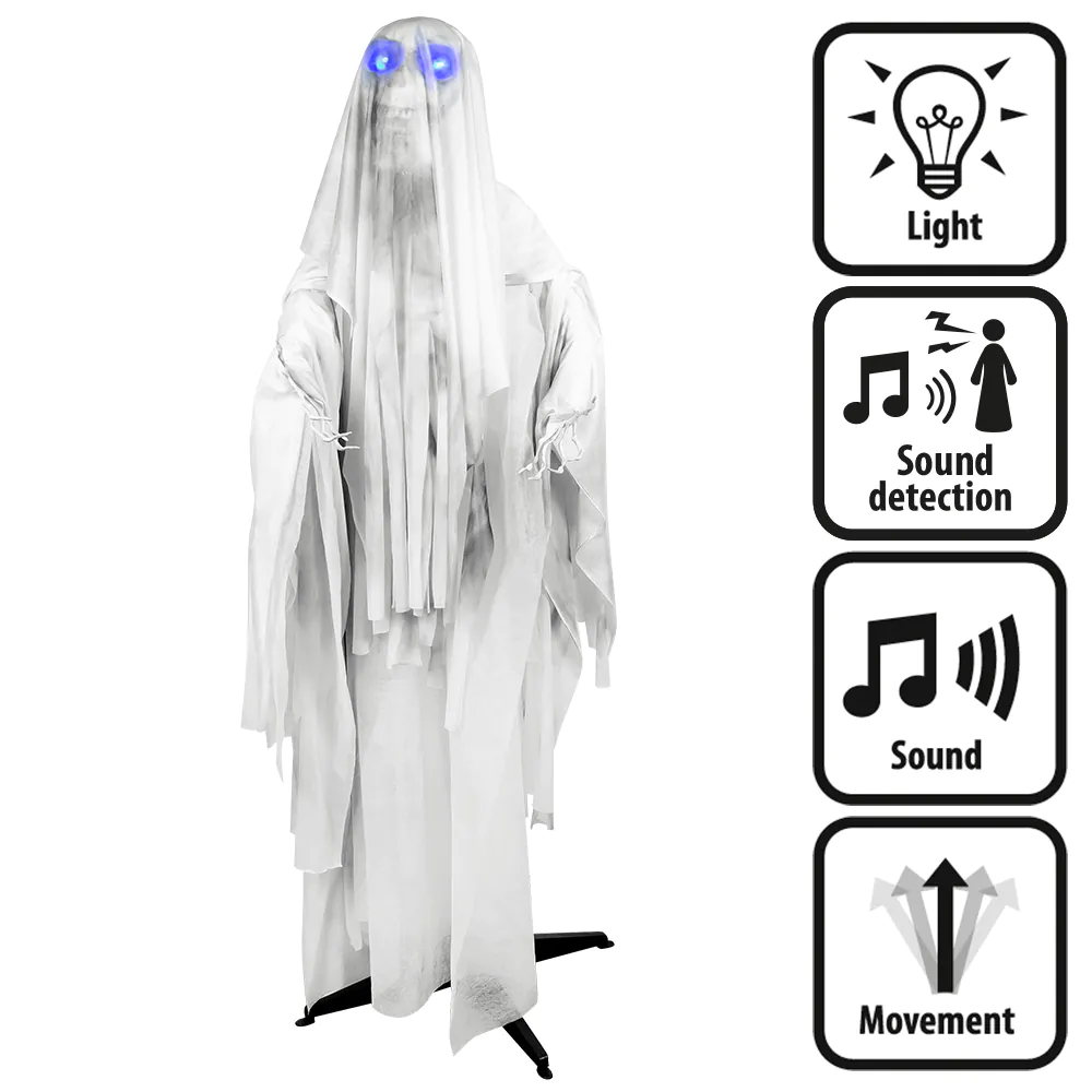 1 Decoration halloween fantome qui gemit 73110