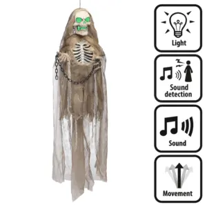1 Decoration halloween squelette anime 73123
