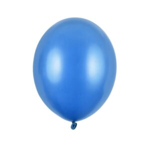 10 ballons Bleu bleuet metallique SB14M 001 10