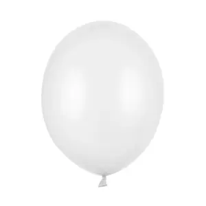 Paquet de ballons blancs métallique