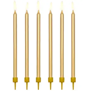 12 bougies dorées