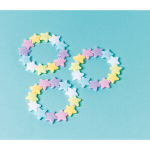 12 Bracelets Etoiles en plastique INT390300