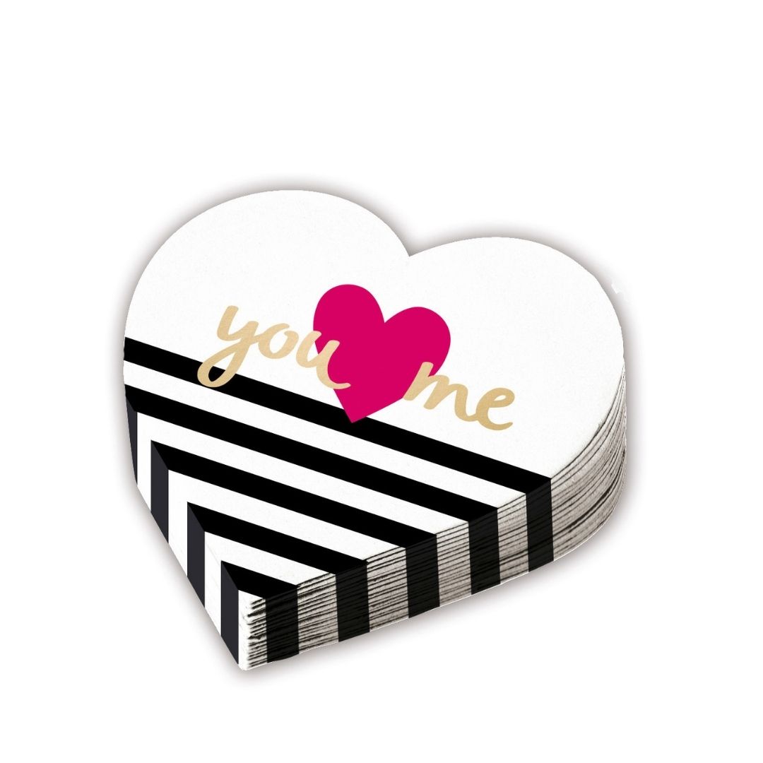 12 Serviettes coeur Everyday Love