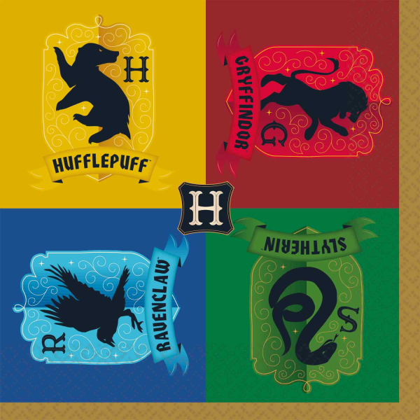 16 Serviettes Harry Potter 33 x 33 cm 9915075