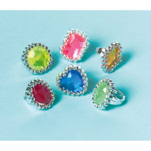 18 Bagues en plastique INT390208